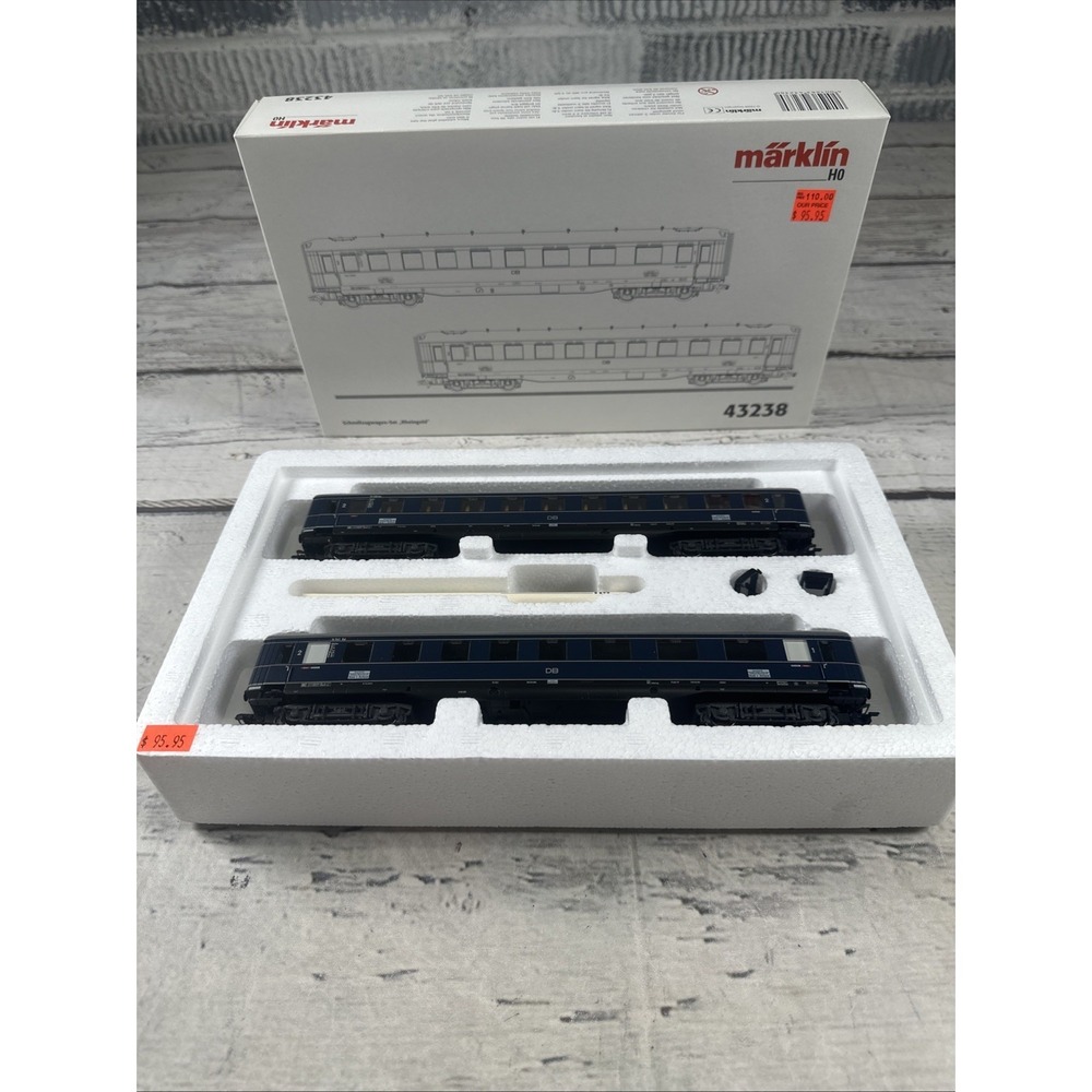Märklin 43238 HO RHEINGOLD EXPRESS PASSENGER CAR SET DB ERA III NEW IN BOX